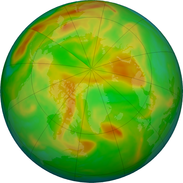 Arctic ozone map for 28 May 2021
